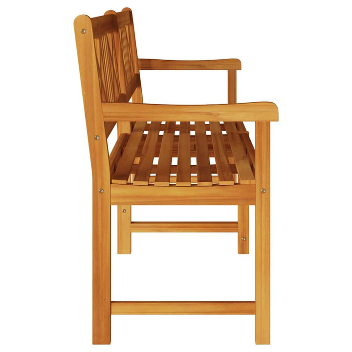 Utomhusbänk Naturlig 220 X 56 X 90 Cm Massivt Akaciaträ