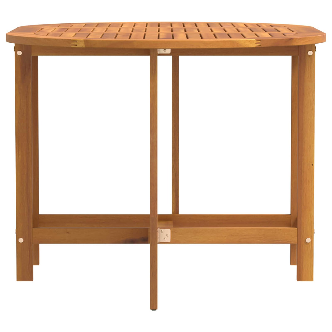 Trädgårdsbord Brun 110 X 60 X 72 Cm Massivt Akaciaträ