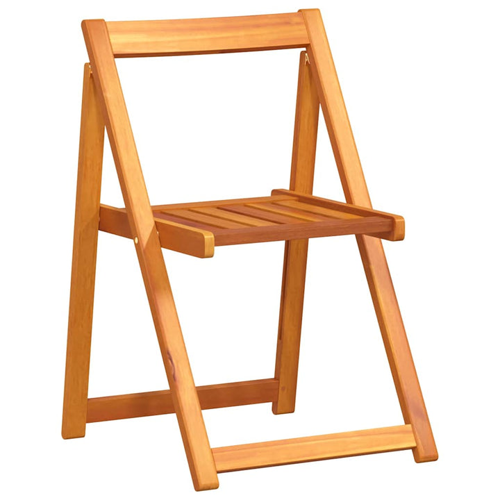 Trädgårdsbord 5 Pcs Brun Massivt Akaciaträ