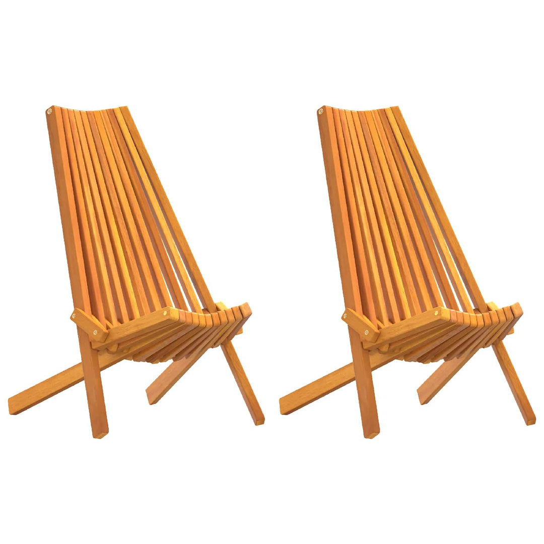 Stol 2 Pcs Brun 69 X 56 X 84 Cm Massivt Akaciaträ