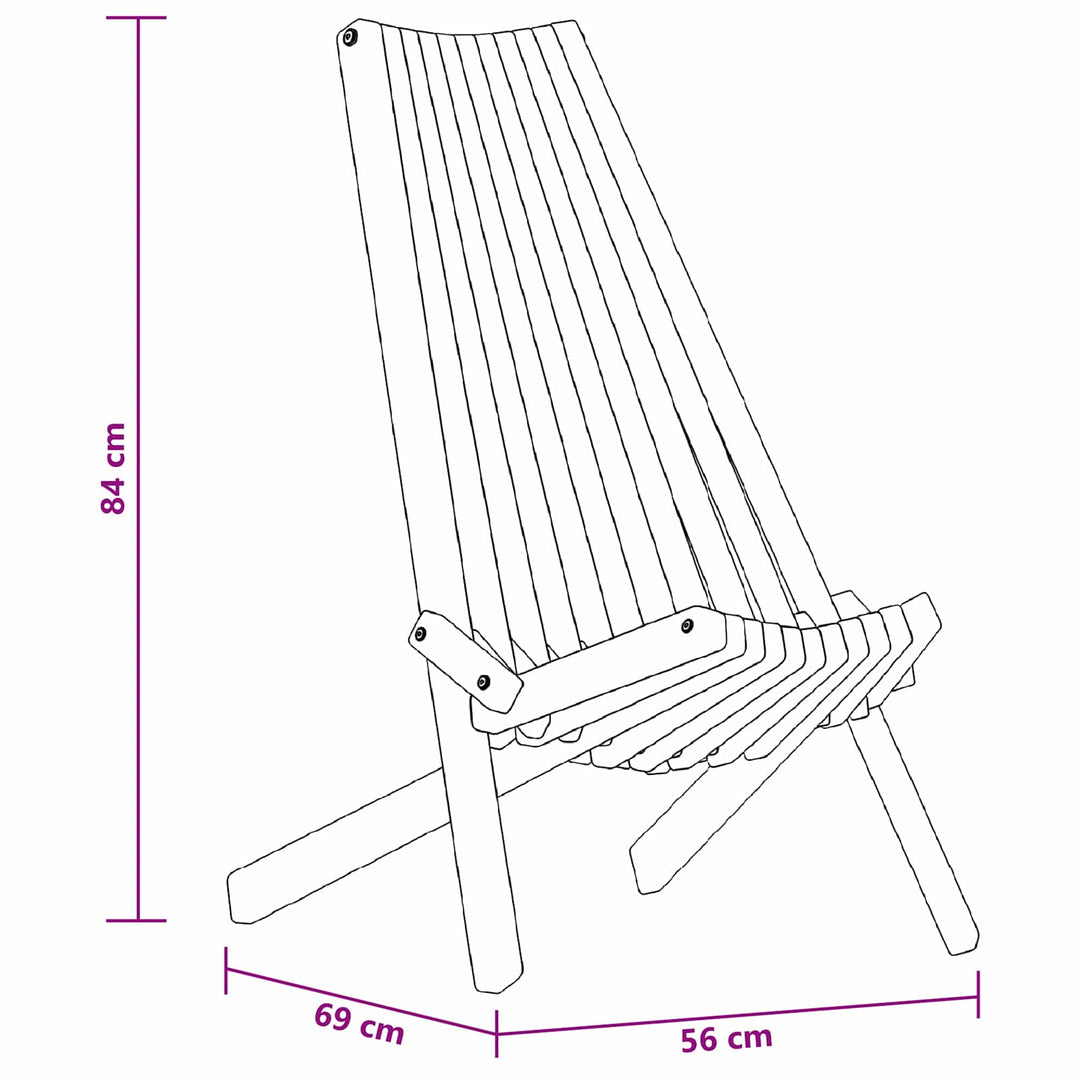 Stol 2 Pcs Brun 69 X 56 X 84 Cm Massivt Akaciaträ