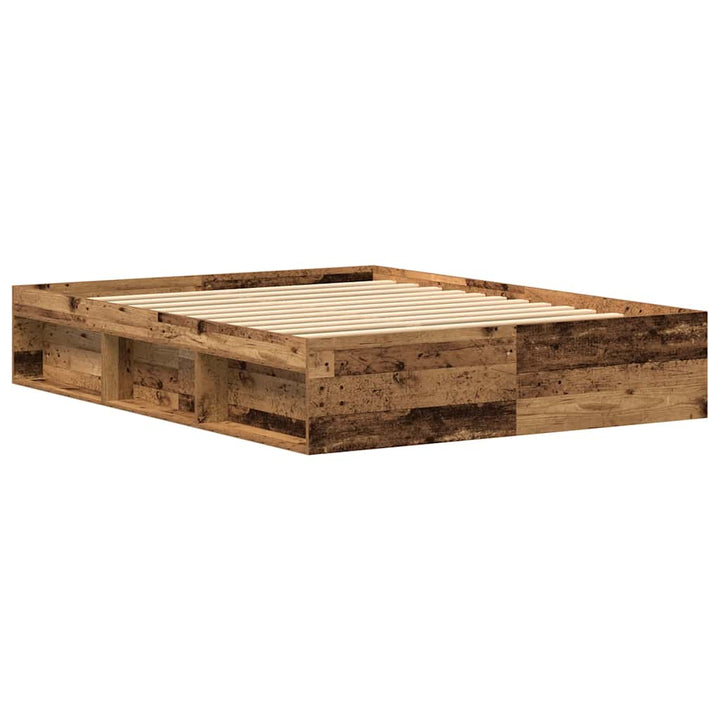 Sängram Utan Madrass 150X200Cm Konstruerat Trä