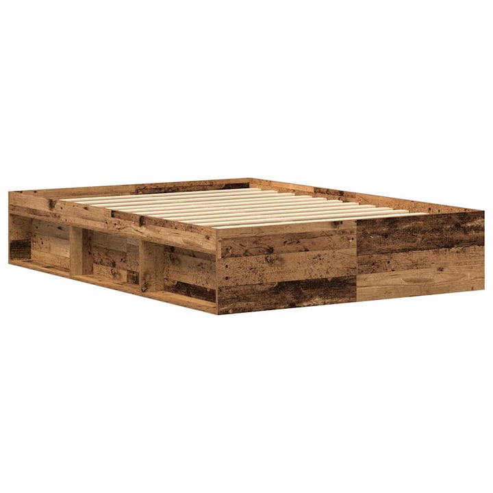 Sängram Utan Madrass 135X190Cm Konstruerat Trä