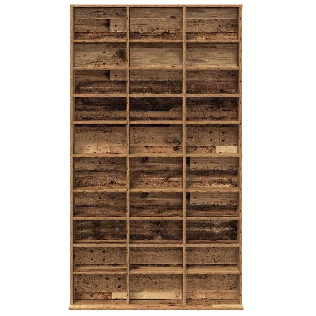 Cd Skåp Gammalt Trä 101 X 23 X 177,5 Cm Konstruerat Trä
