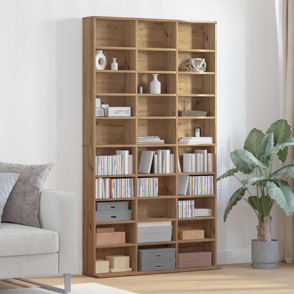 Cd Skåp Artisan Ek 101 X 23 X 177,5 Cm Konstruerat Trä