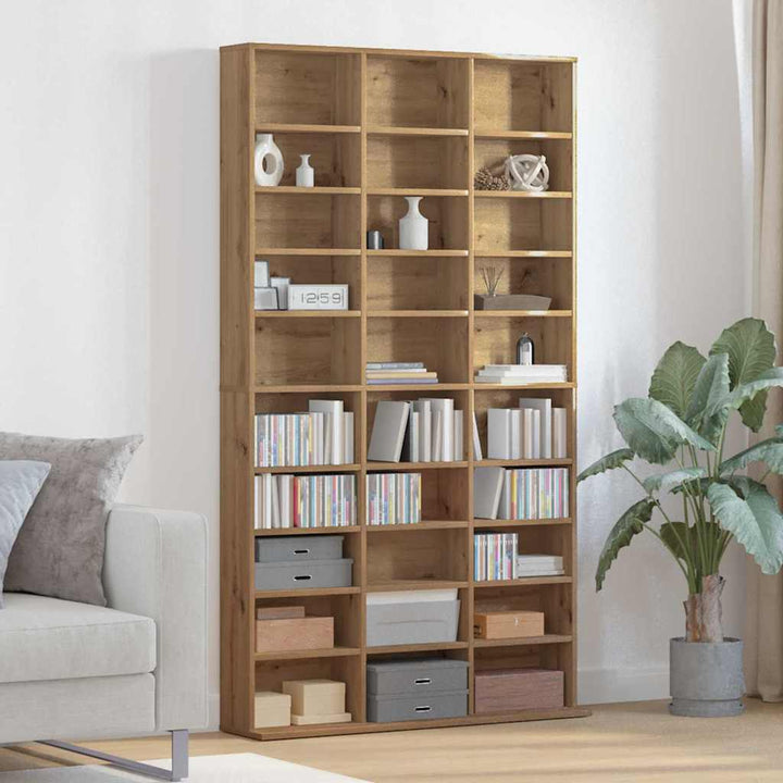 Cd Skåp Artisan Ek 101 X 23 X 177,5 Cm Konstruerat Trä
