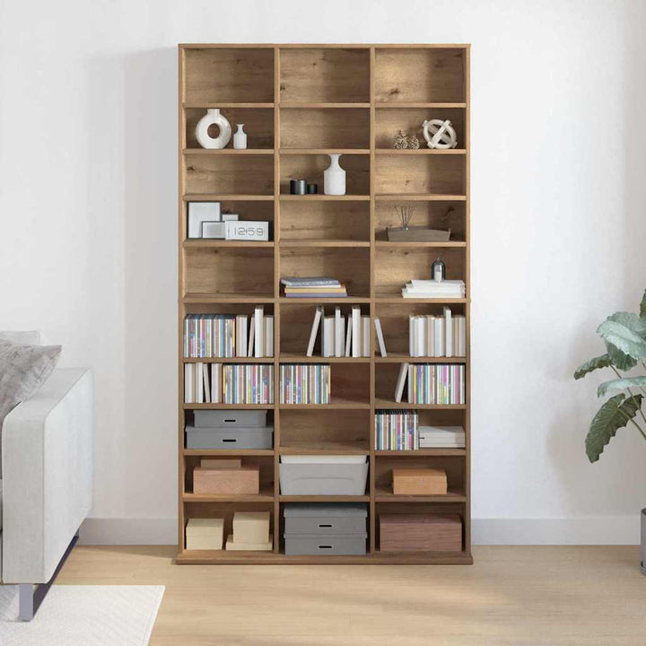 Cd Skåp Artisan Ek 101 X 23 X 177,5 Cm Konstruerat Trä