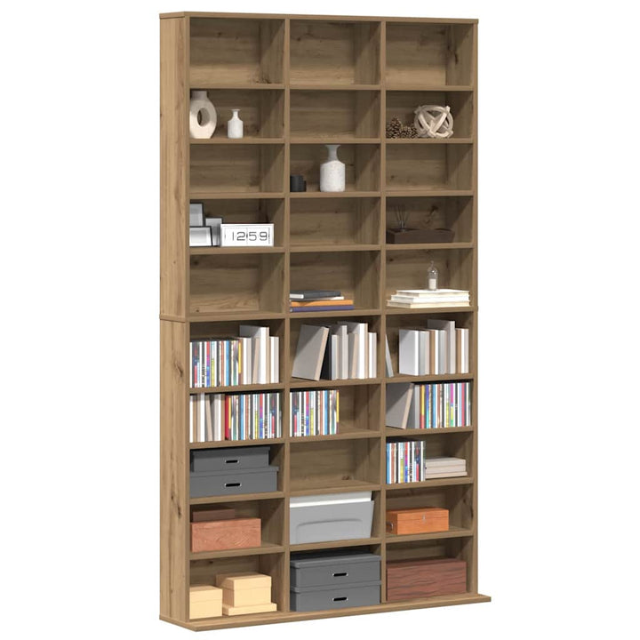 Cd Skåp Artisan Ek 101 X 23 X 177,5 Cm Konstruerat Trä