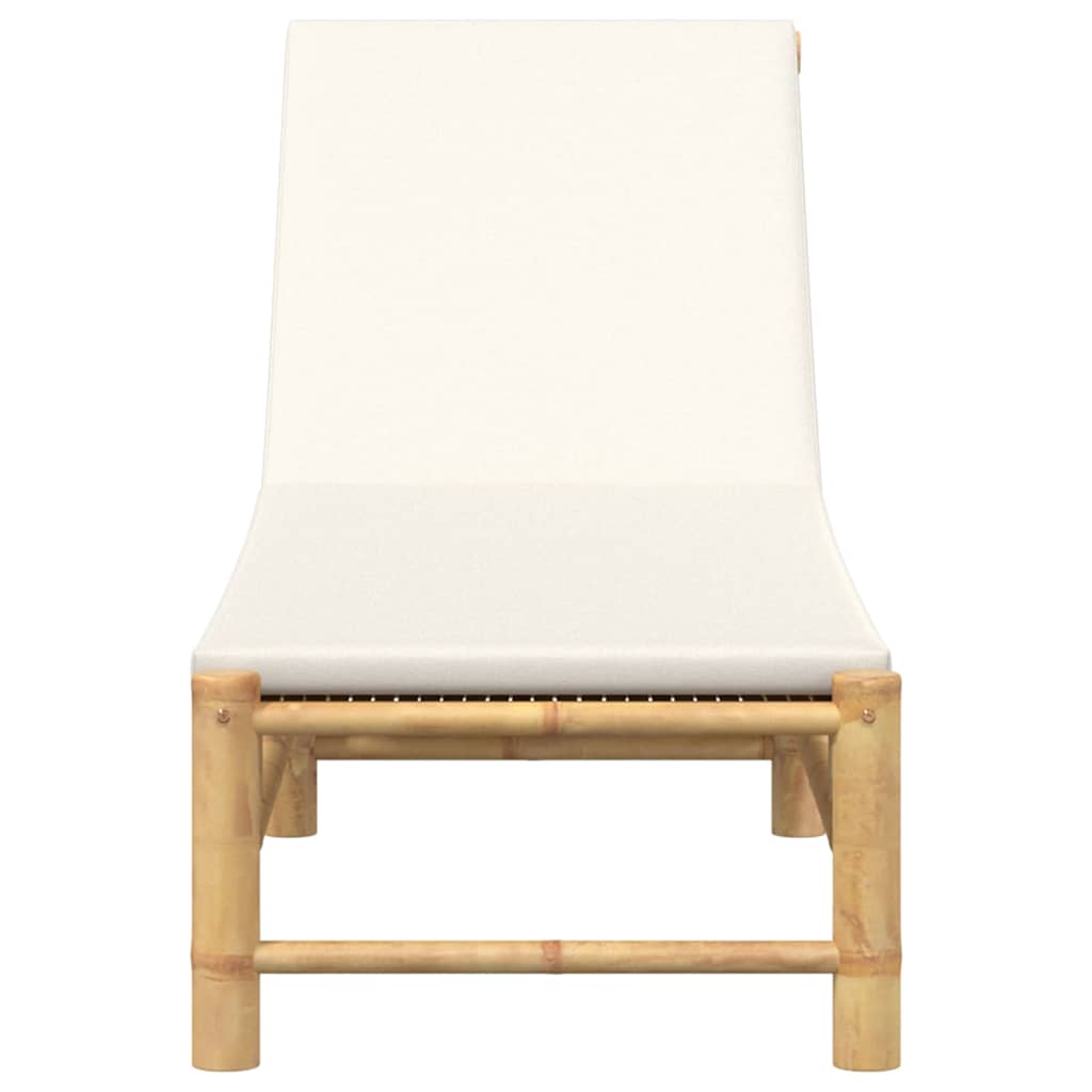 Solsäng Med Dynor 55X199X30 Cm Bambu