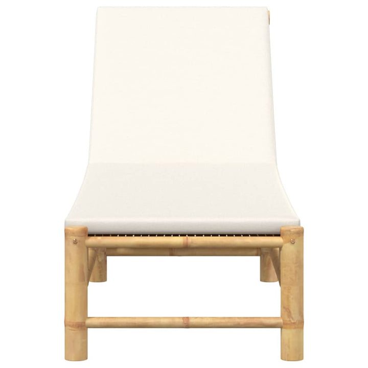 Solsäng Med Dynor 55X199X30 Cm Bambu