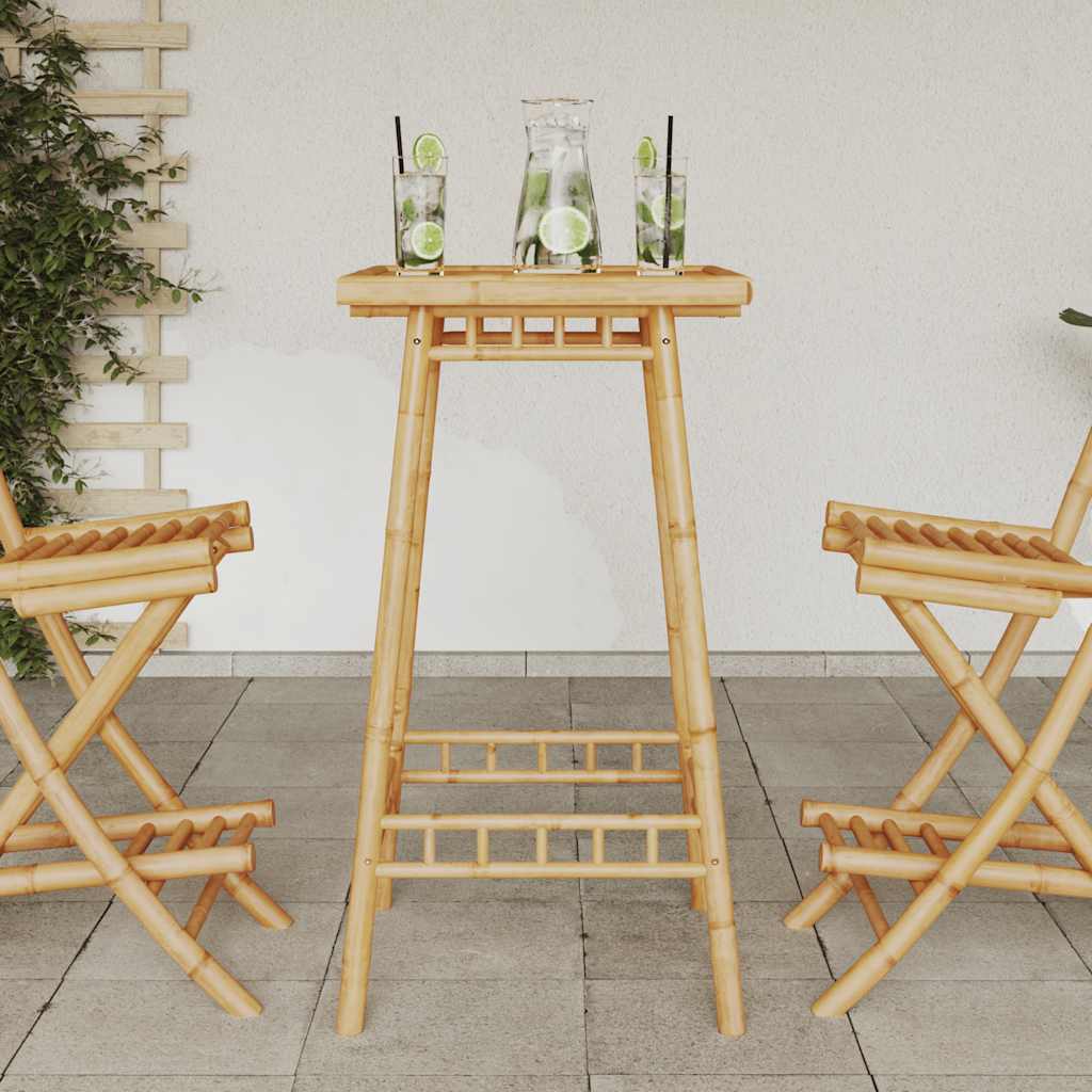 Bar För Utomhusbruk T 55X55X100 Cm Bambu