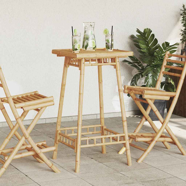 Bar För Utomhusbruk T 55X55X100 Cm Bambu