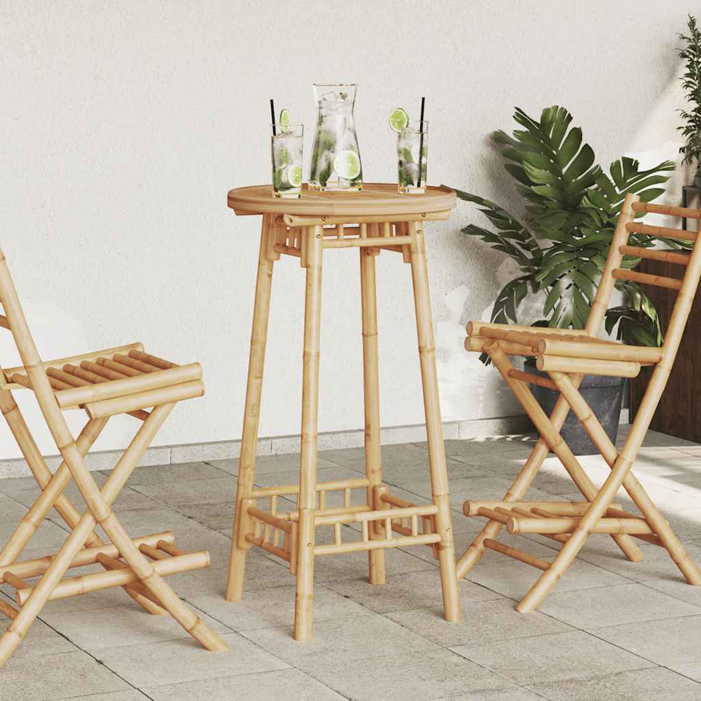 Bar För Utomhusbruk T 55X55X100 Cm Bambu