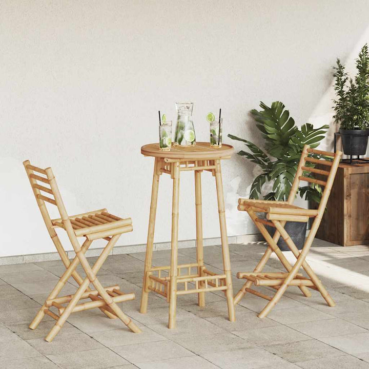 Bar För Utomhusbruk T 55X55X100 Cm Bambu