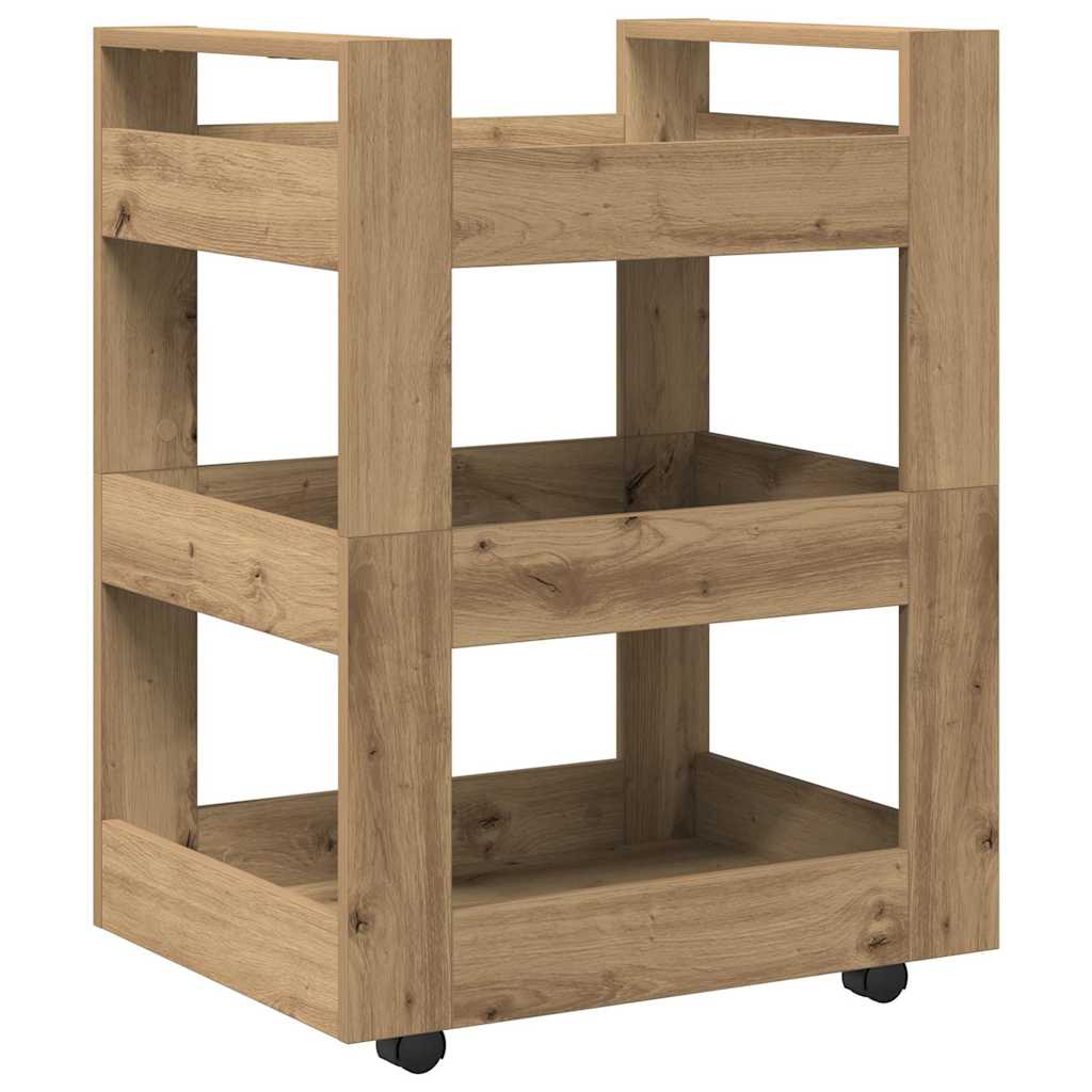 Köksvagn Artisan Ek 60 X 45 X 80 Cm Konstruerat Trä