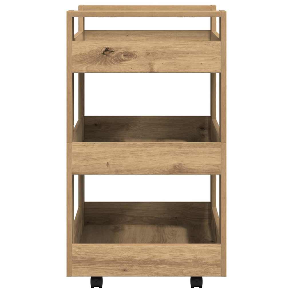 Köksvagn Artisan Ek 60 X 45 X 80 Cm Konstruerat Trä