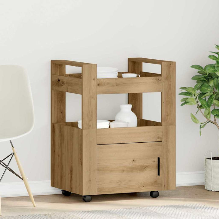 Köksvagn Artisan Ek 60 X 45 X 80 Cm Konstruerat Trä