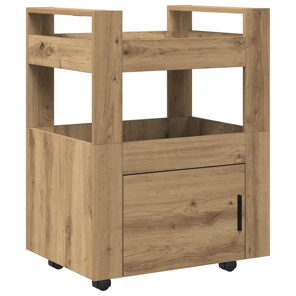 Köksvagn Artisan Ek 60 X 45 X 80 Cm Konstruerat Trä