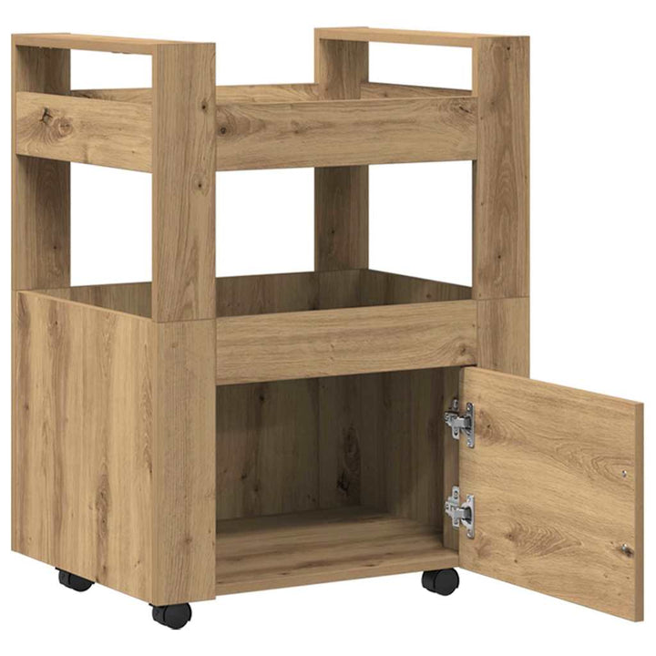 Köksvagn Artisan Ek 60 X 45 X 80 Cm Konstruerat Trä