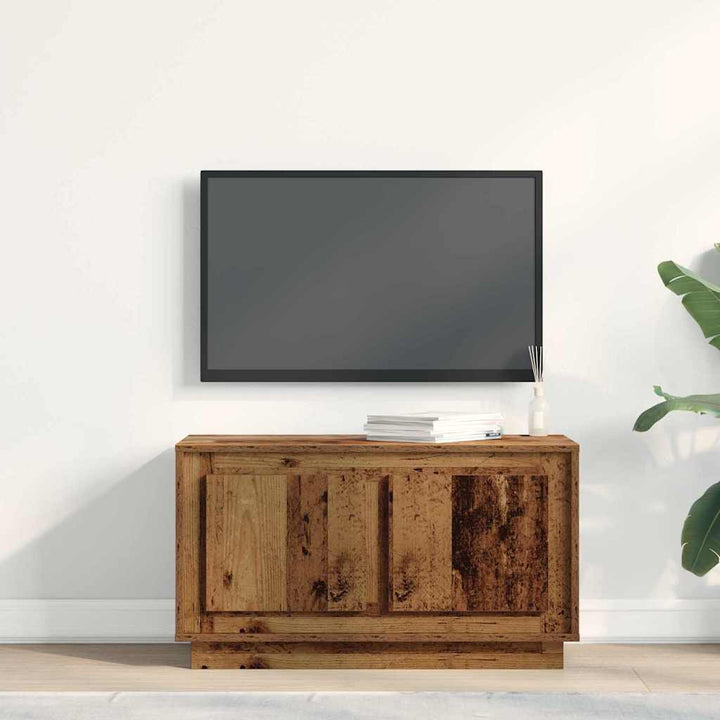 Tv-Skåp Gammalt Trä 80 X 35 X 45 Cm Konstruerat Trä