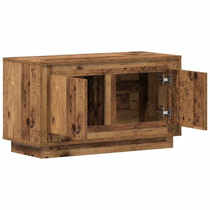 Tv-Skåp Gammalt Trä 80 X 35 X 45 Cm Konstruerat Trä