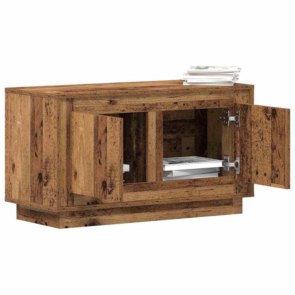 Tv-Skåp Gammalt Trä 80 X 35 X 45 Cm Konstruerat Trä