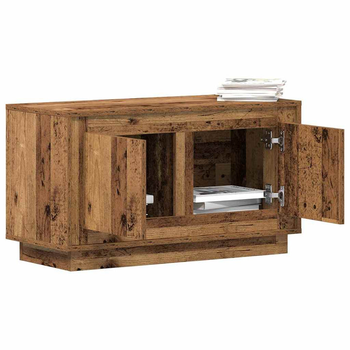 Tv-Skåp Gammalt Trä 80 X 35 X 45 Cm Konstruerat Trä