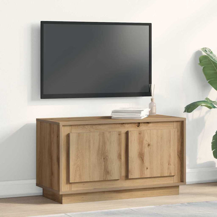 Tv-Skåp Artisan Ek 80 X 35 X 45 Cm Konstruerat Trä