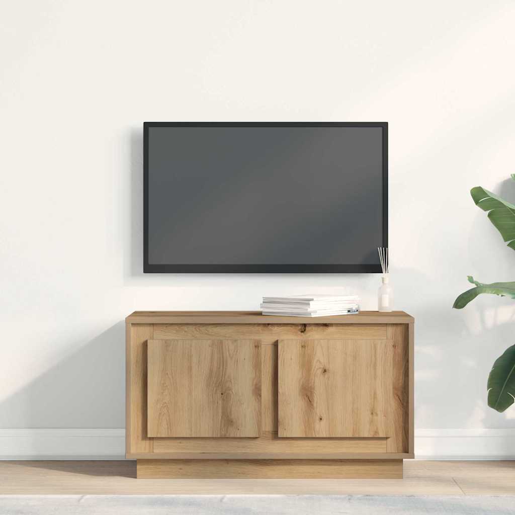 Tv-Skåp Artisan Ek 80 X 35 X 45 Cm Konstruerat Trä
