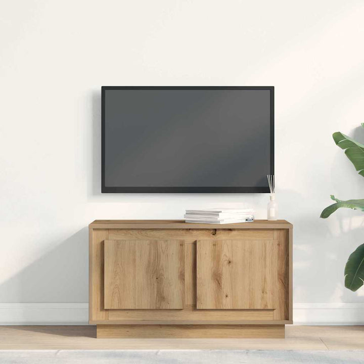 Tv-Skåp Artisan Ek 80 X 35 X 45 Cm Konstruerat Trä