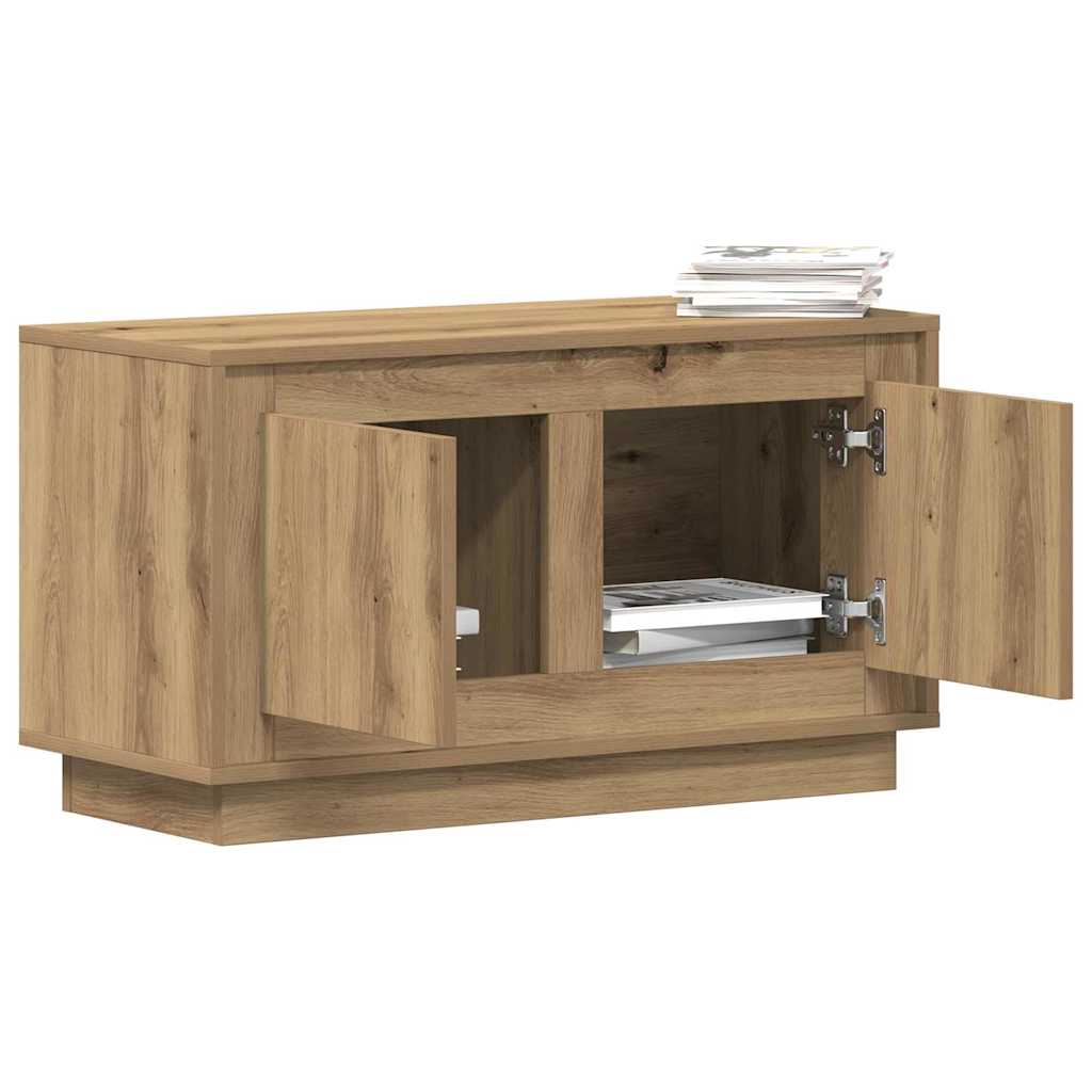 Tv-Skåp Artisan Ek 80 X 35 X 45 Cm Konstruerat Trä