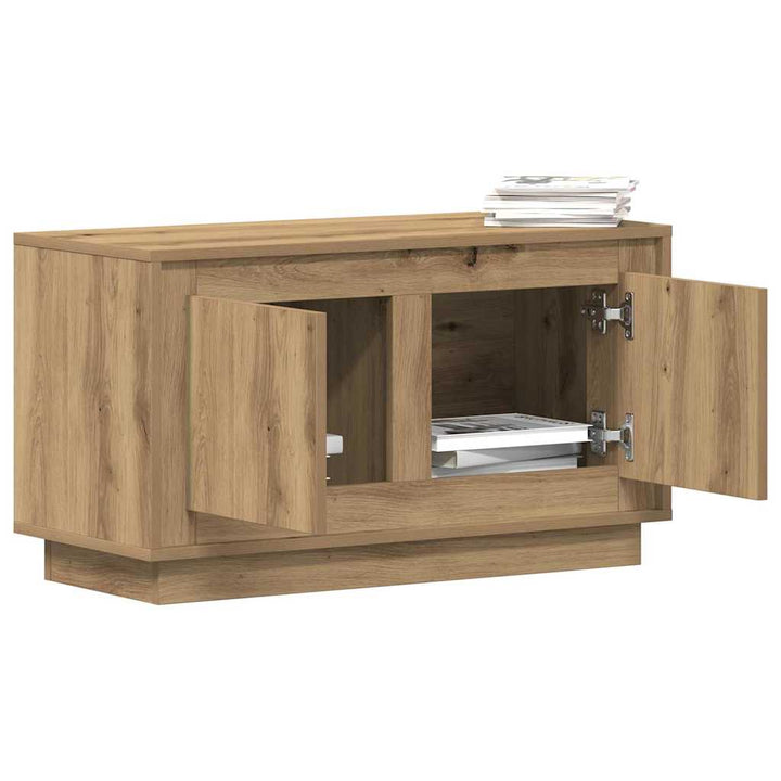 Tv-Skåp Artisan Ek 80 X 35 X 45 Cm Konstruerat Trä