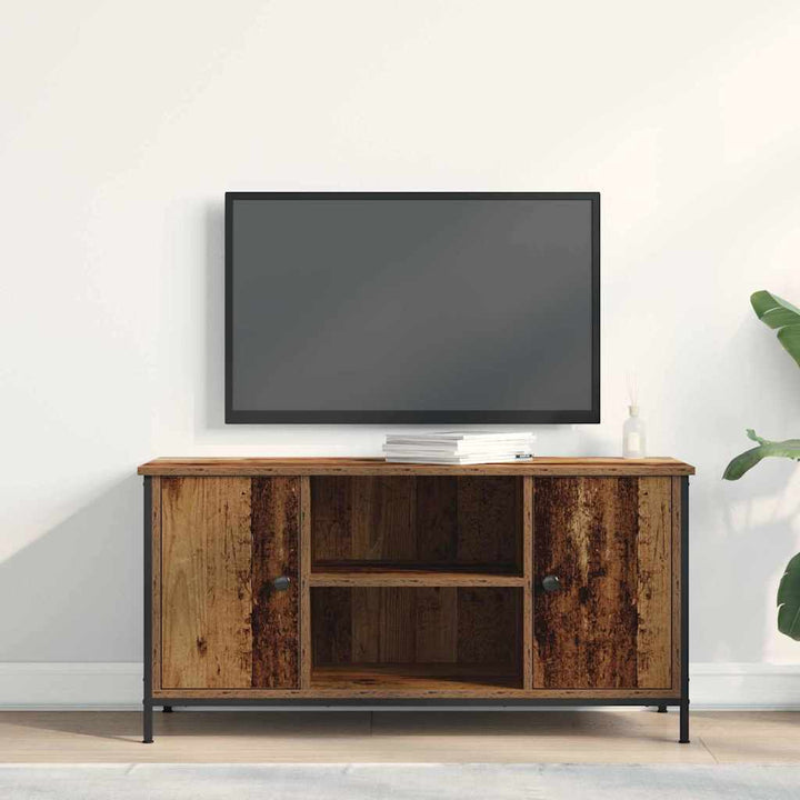 Tv-Skåp Gammalt Trä 100 X 40 X 50 Cm Konstruerat Trä