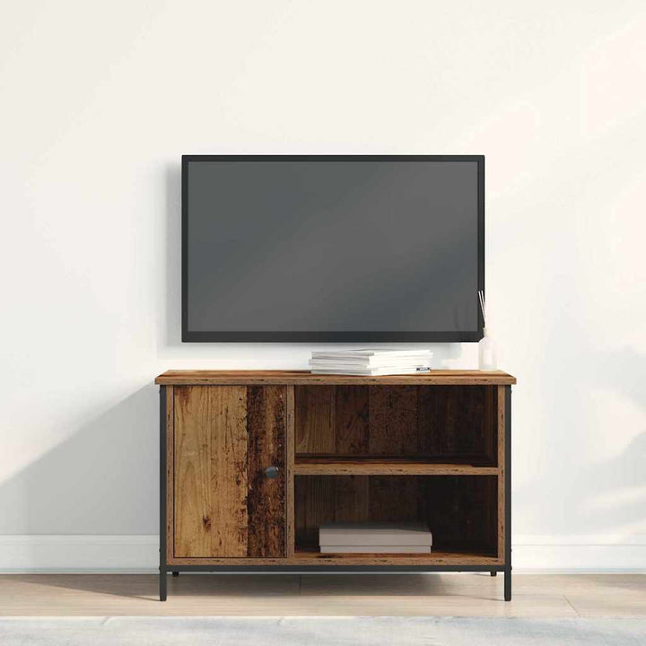 Tv-Skåp Gammalt Trä 80 X 40 X 50 Cm Konstruerat Trä