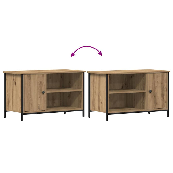 Tv-Skåp Artisan Ek 80 X 40 X 50 Cm Konstruerat Trä