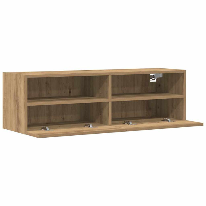 Tv Vägghylla Artisan Ek 100 X 30 X 30 Cm Konstruerat Trä