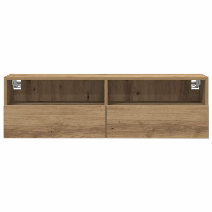 Tv Vägghylla Artisan Ek 100 X 30 X 30 Cm Konstruerat Trä