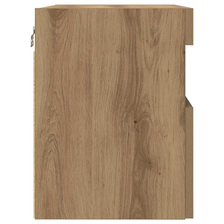 Tv Vägghylla 2 Pcs Artisan Ek 60 X 30 X 40 Cm Konstruerat Trä