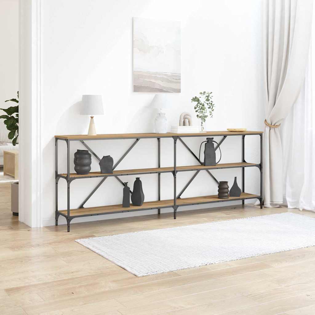 Konsolbord Artisan Ek 200 X 30 X 75 Cm Konstruerat Trä