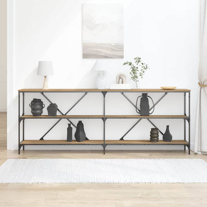 Konsolbord Artisan Ek 200 X 30 X 75 Cm Konstruerat Trä