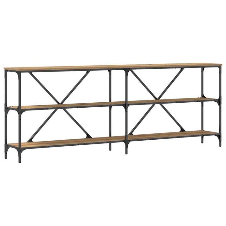Konsolbord Artisan Ek 200 X 30 X 75 Cm Konstruerat Trä
