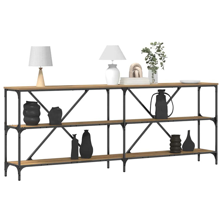 Konsolbord Artisan Ek 200 X 30 X 75 Cm Konstruerat Trä