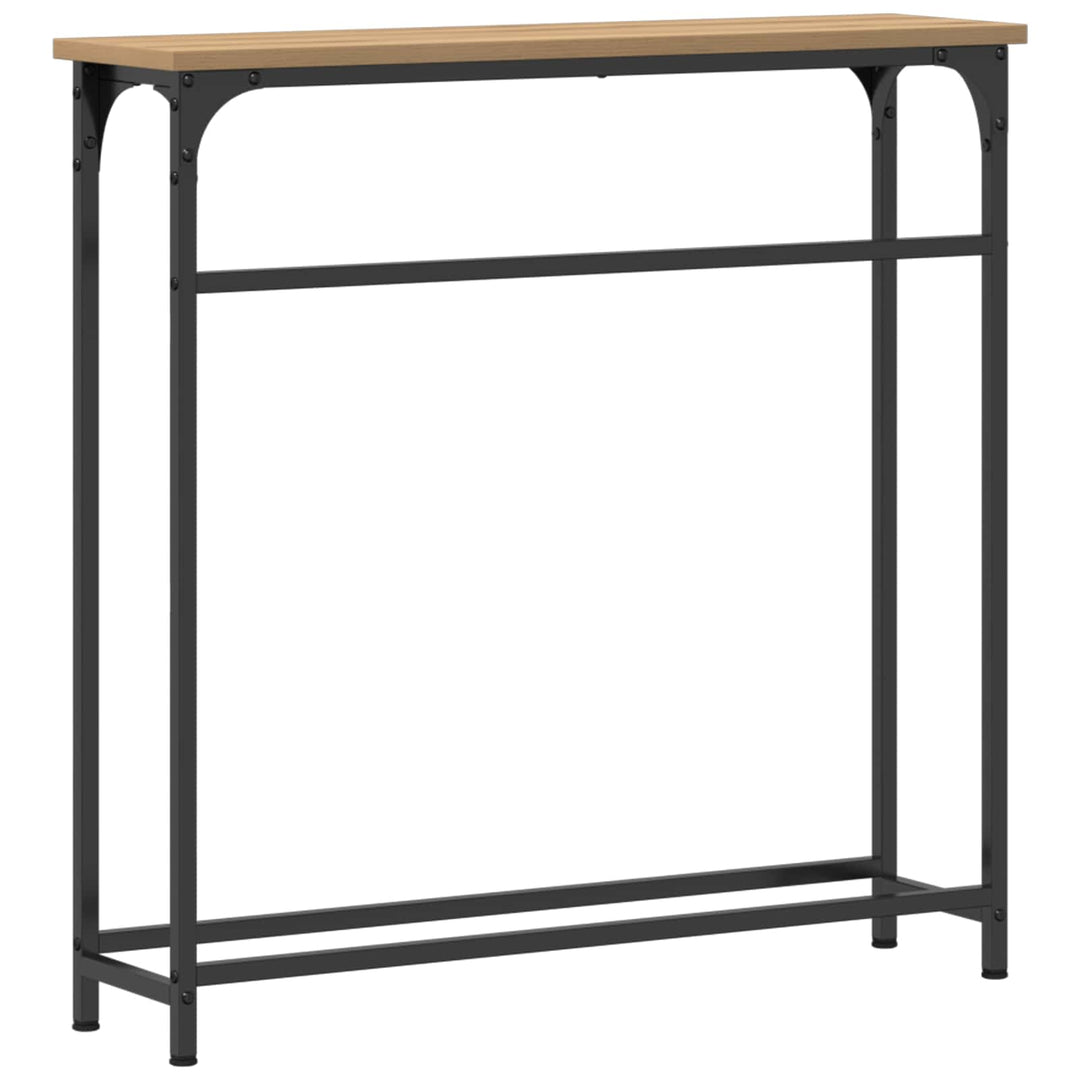 Konsolbord Artisan Ek 75 X 19,5 X 75 Cm Konstruerat Trä