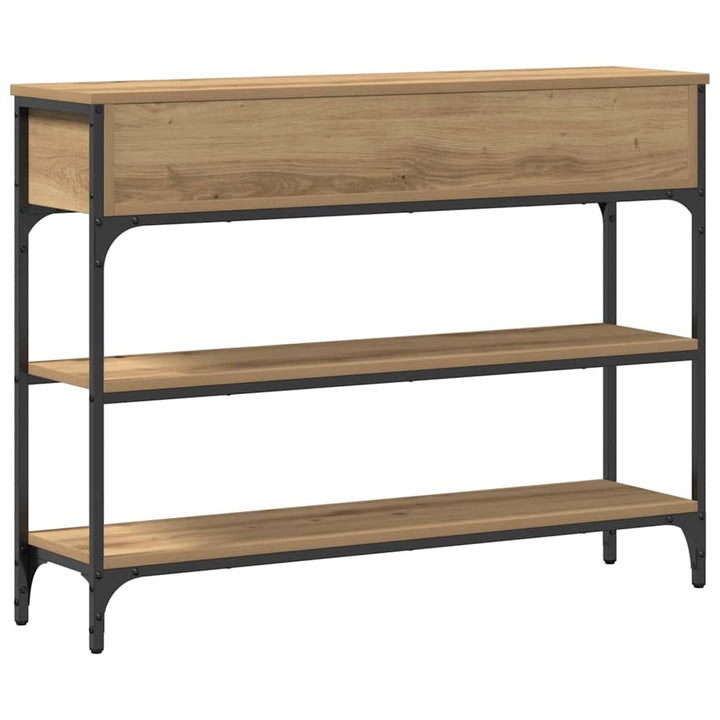 Konsolbord Artisan Ek 100 X 25 X 75 Cm Konstruerat Trä