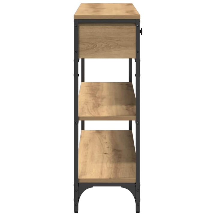 Konsolbord Artisan Ek 100 X 25 X 75 Cm Konstruerat Trä