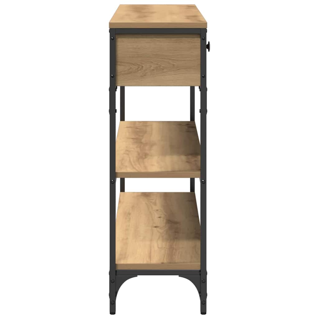 Konsolbord Artisan Ek 100 X 25 X 75 Cm Konstruerat Trä