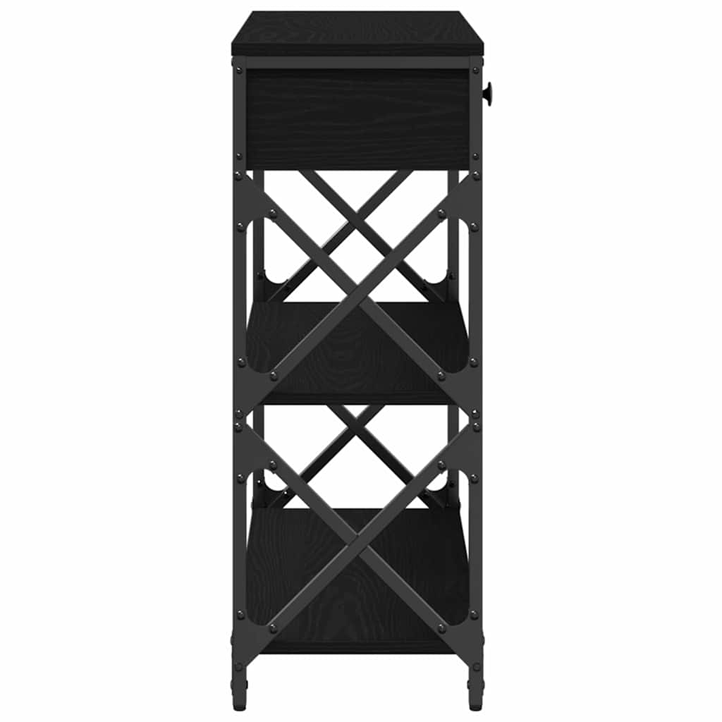 Konsol Bord Svart Ek 75 X 28 X 75 Cm