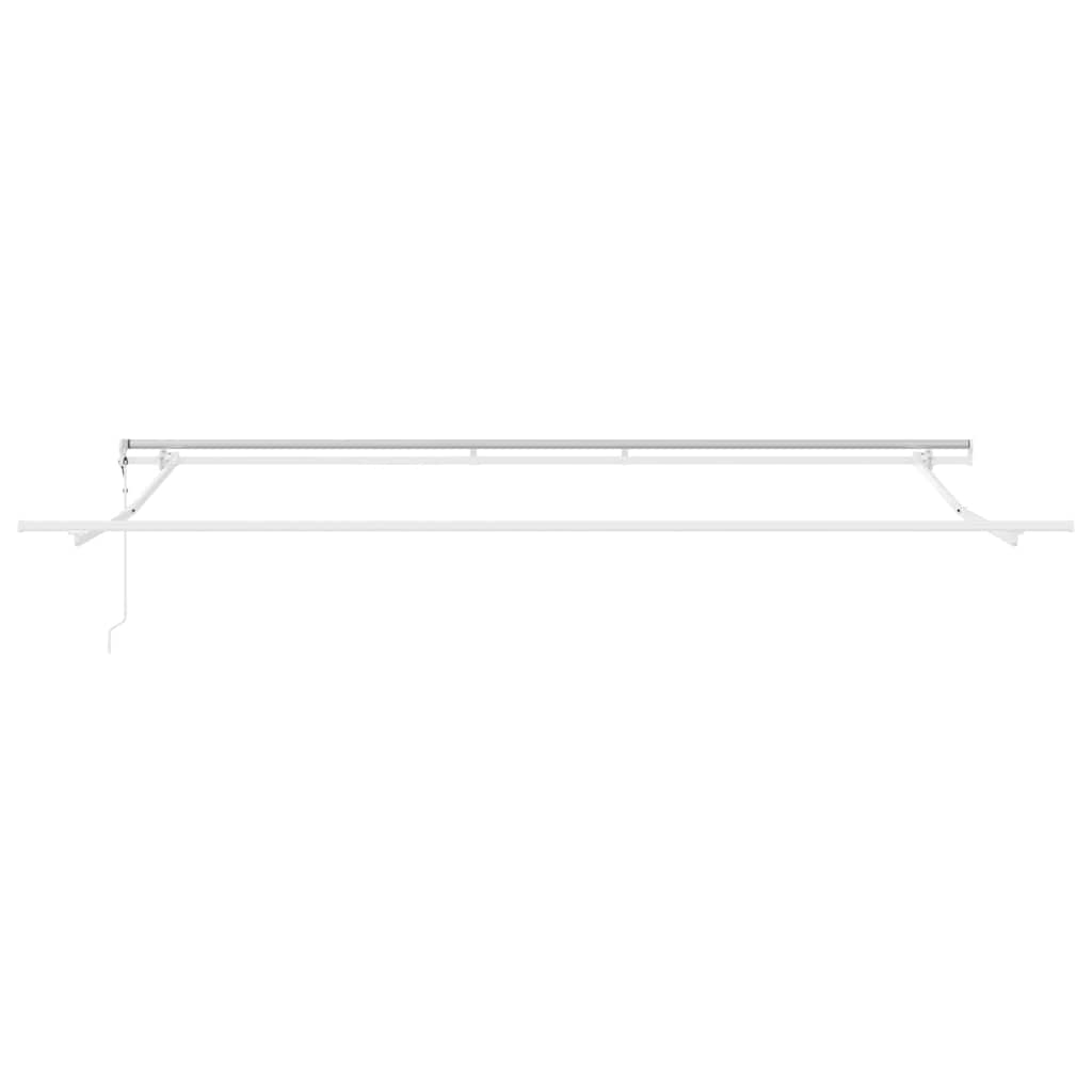 Utdragbar Markis Flerfärgsdesign 400 × 350 Cm Duk Och Aluminium
