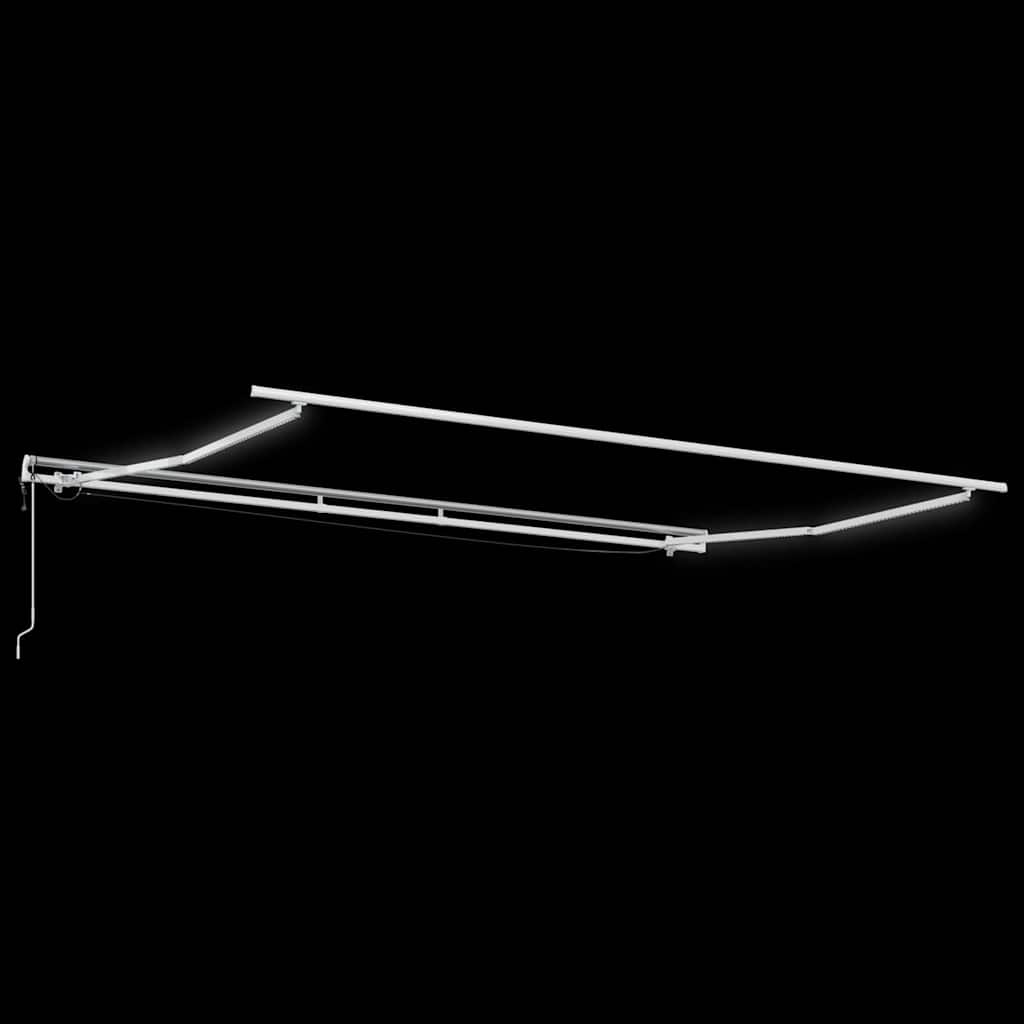 Utdragbar Markis Flerfärgsdesign 400 × 350 Cm Polyester