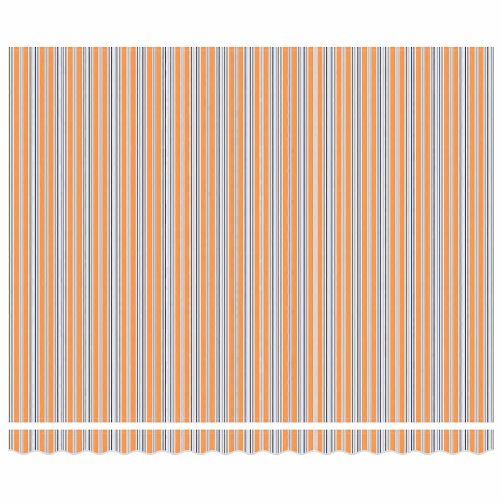 Utdragbar Markis Flerfärgsdesign 400 × 350 Cm Polyester
